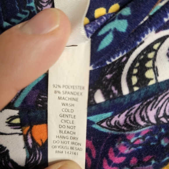 Lularoe Nightmare Before Christmas Leggings Size One Size - Picture 6 of 10